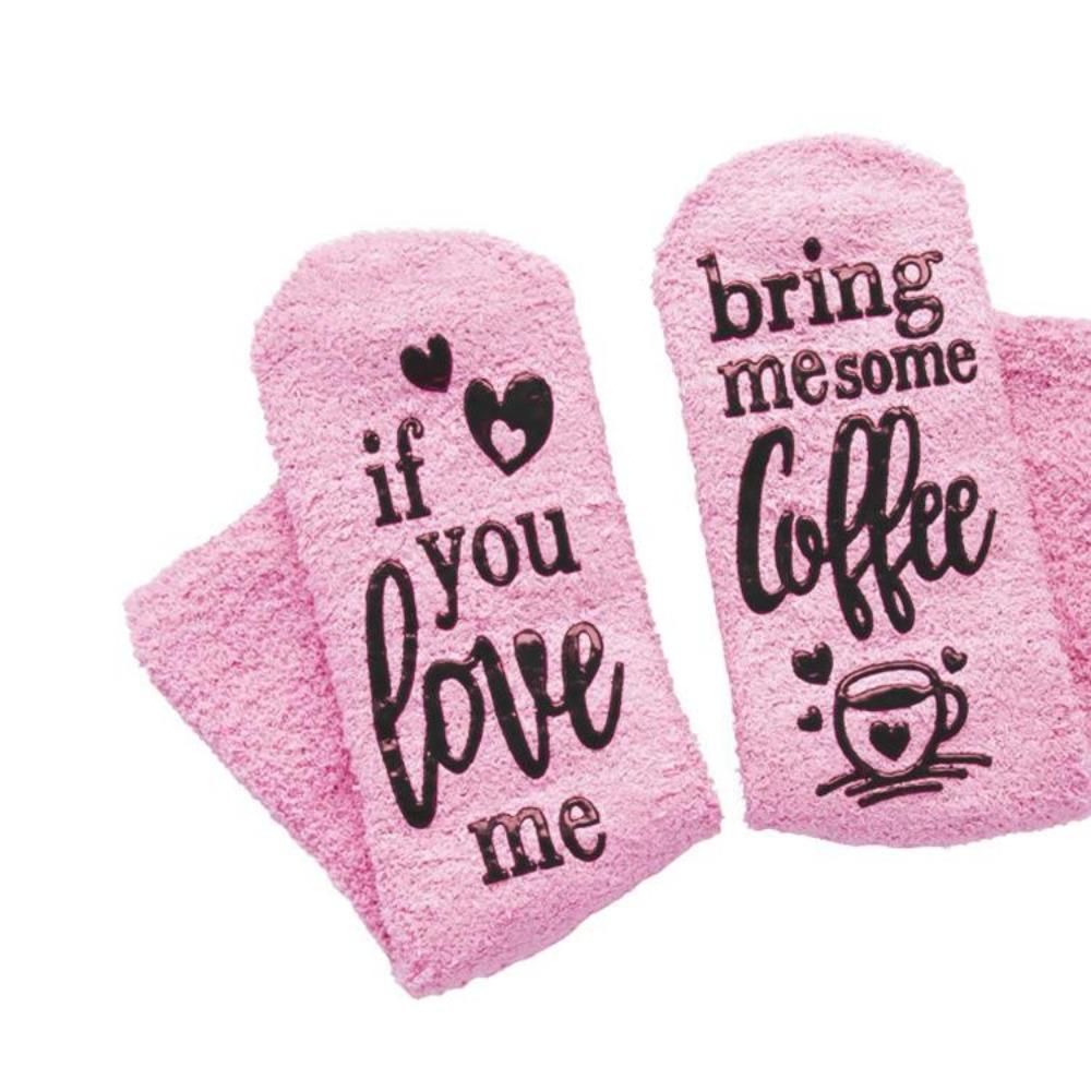 Luxury Fuzzy Wine Socks In Cupcake Gift Packaging Women Winter Fuzzy Plush Slipper Crew Socks Funny Accessory Present for Wife