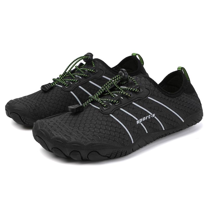 Tênis de Treino Descalço para Academia Homens Mulheres Respiráveis Elásticos Sapatos de Exercício Yoga Antiderrapantes Tênis Casuais para Agachamento Profundo