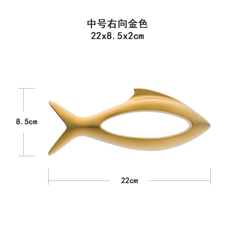 Wall Decor Creative Plastic Electroplating 3D Fish Home Decoration Living Room Sofa Background Wall Decoration Hanging Decor