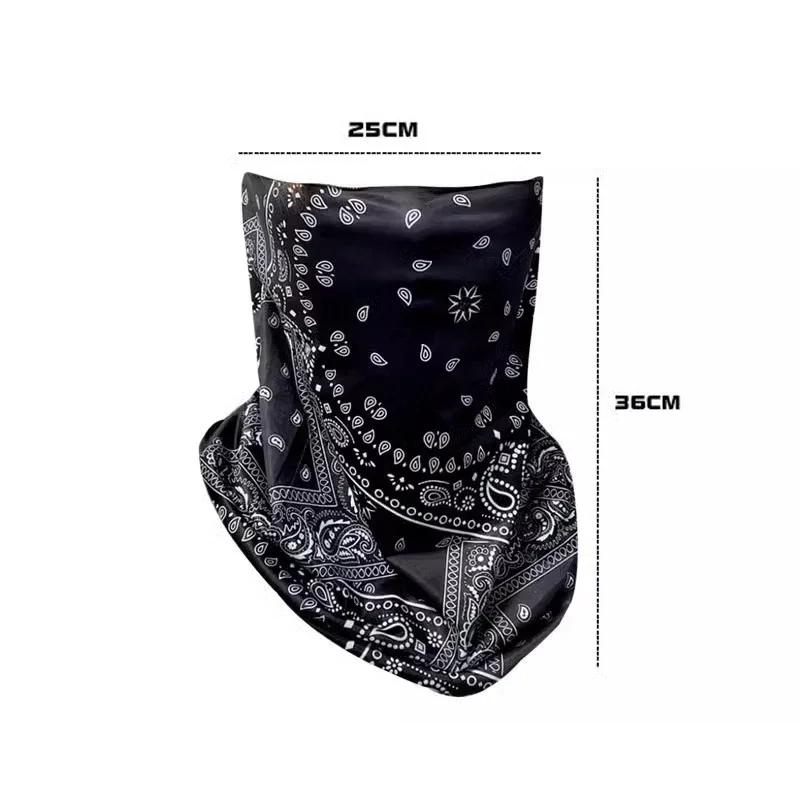 Fashion Punk Sunscreen Mask For Men Women Summer Face Neck UV Protection Ear Scarf Hip Hop Outdoor Sports Cycling Bandana Scarfs