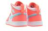 Jordan 1 Mid Crimson Pulse/Light Aqua-White 640737-814