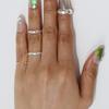 BRILLPIECE Mono arc nail ring