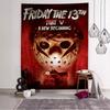 Friday the 13th DIY Wall Tapestry Hippie Flower Wall Carpets Dorm Decor Wall Art Decor