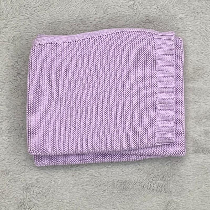 Embroidered Cotton Stroller Cover Blanket Knitted Cuddle Nap Blanket Sofa Blanket Blanket Quilt Nap Sofa