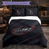 Detroit Red Wings Muster Mikrofaser 3-teiliges Bettwäsche-Set Dekor Bettbezug-Set Für Schlafzimmer Heimgebrauch