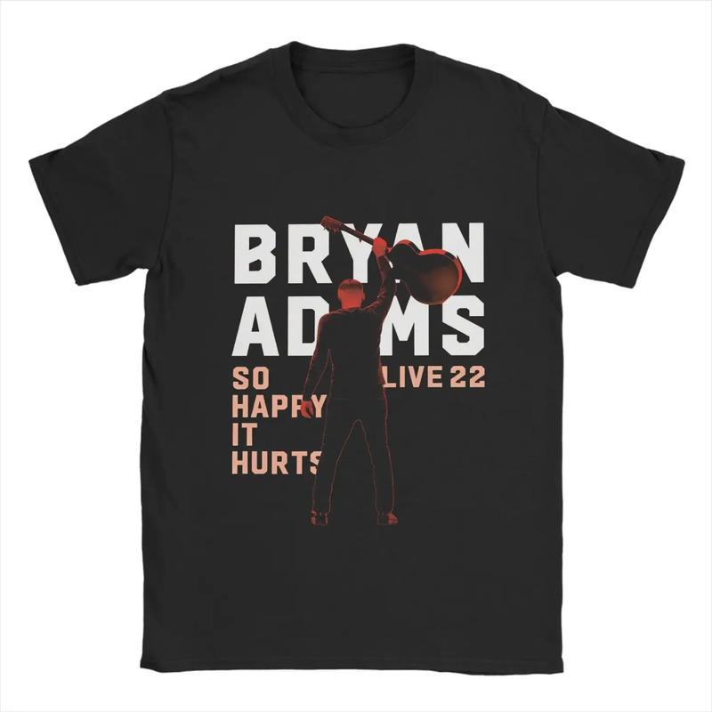 Nova E Popular Camiseta Bryan Adams Masculina De Gola Redond S разноцветный