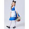 Parent-child medieval civilian clothing women's clothing European maid clothing chef clothing pastoral farm clothing