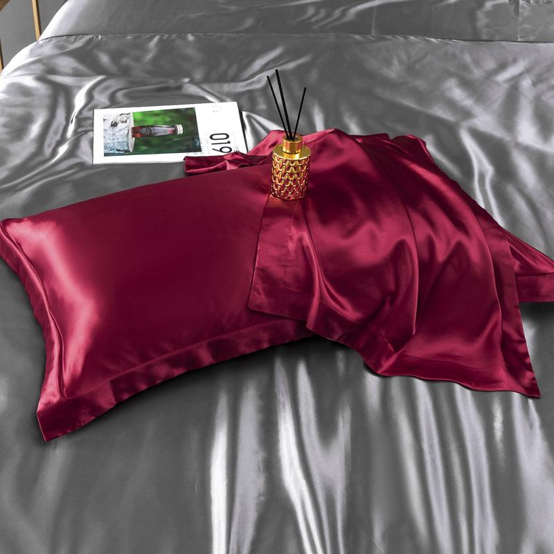 Charm Momme Anti-wrinkle Soft Protect Hair Skin Pillowcase Skin-friendly 48cm*74cm Silk Pillow Case PillowCase Luxury 100% Mulberry Silk For Bed