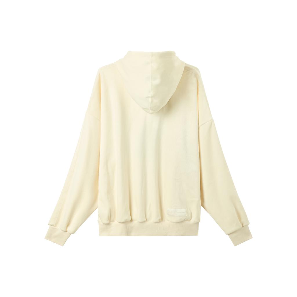 adidas Originals X Angel Chen Collaboration Embroidered Logo Pattern Sports Hoodie Women Hoodies Off-White GM8743
