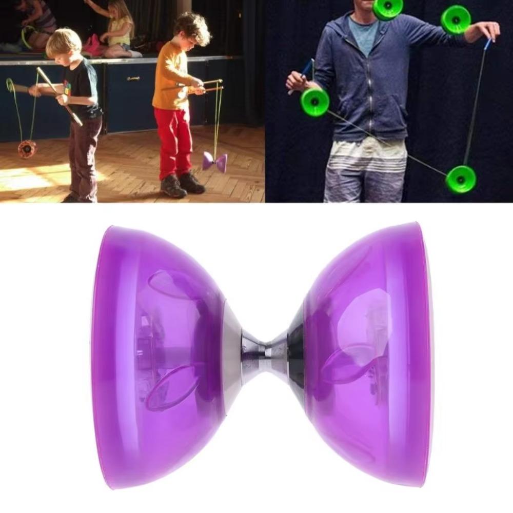 Bowl Shape Chinese Yo-yo Soft Diabolo Toy Sensory Training Equipment Chinese Diabolo  Outdoor