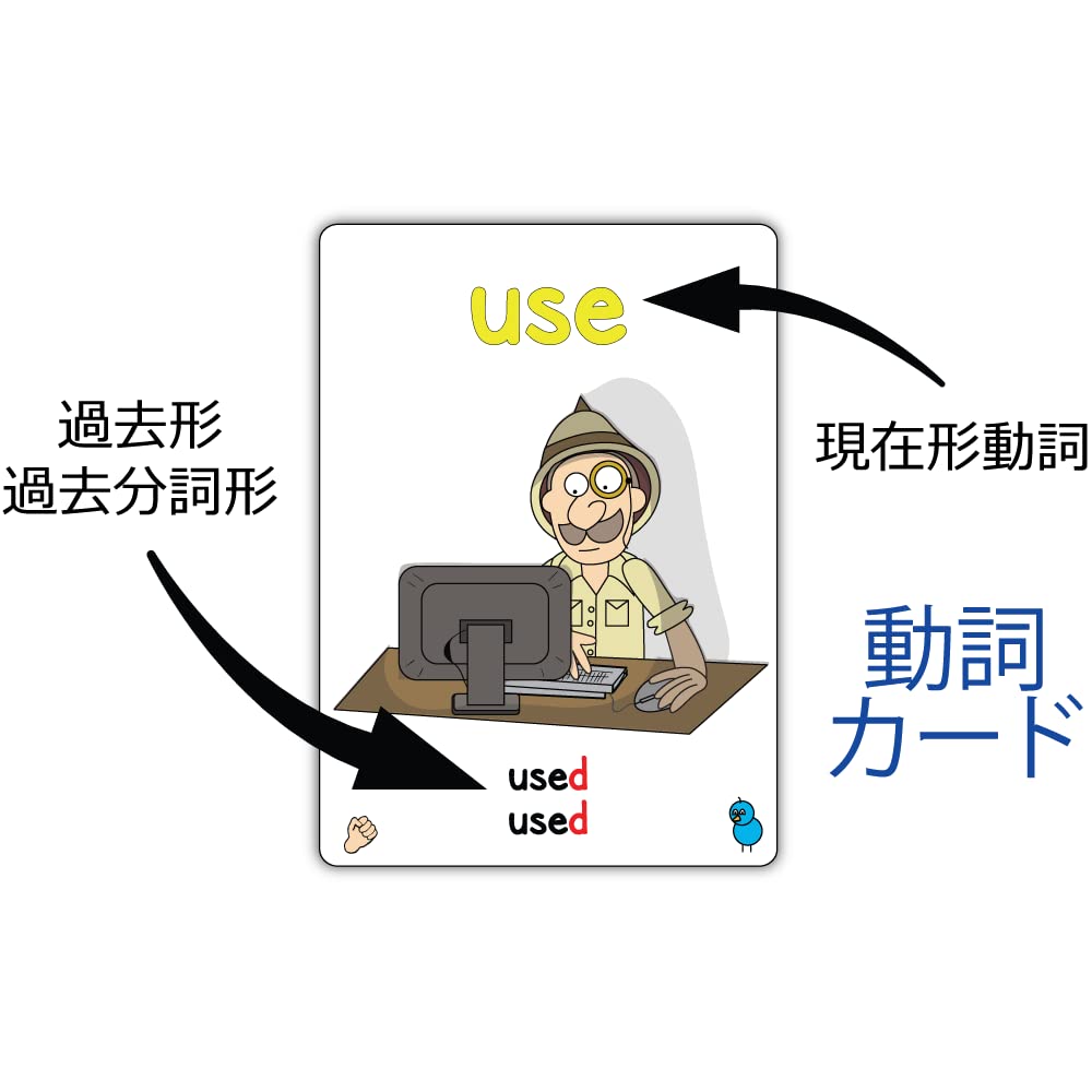 VERBS Hard Level Catch The Chicken English Card Game English Verb Flash Card Game Action English Card Game