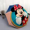 Minnie Mouse Automatic Opening and Closing Umbrella, Compact Travel Umbrella, Lightweight and Portable, Suitable for Beach Commuting Busines