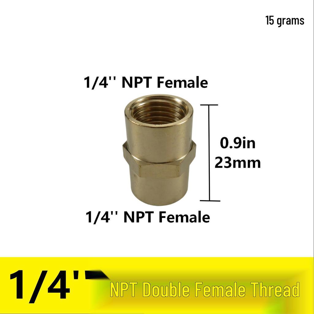 1/2" NPT Brass Male Pipe Adapter, Hex 1" NPT Male Threaded Fitting