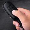 Tukellen for Mazda Leather Key Fob Cover with Keychain Compatible with Mazda 3 6 8 Miata MX-5 CX-3 CX-5 CX-7 CX-9 4-Buttons Smart Remote,  Leather
