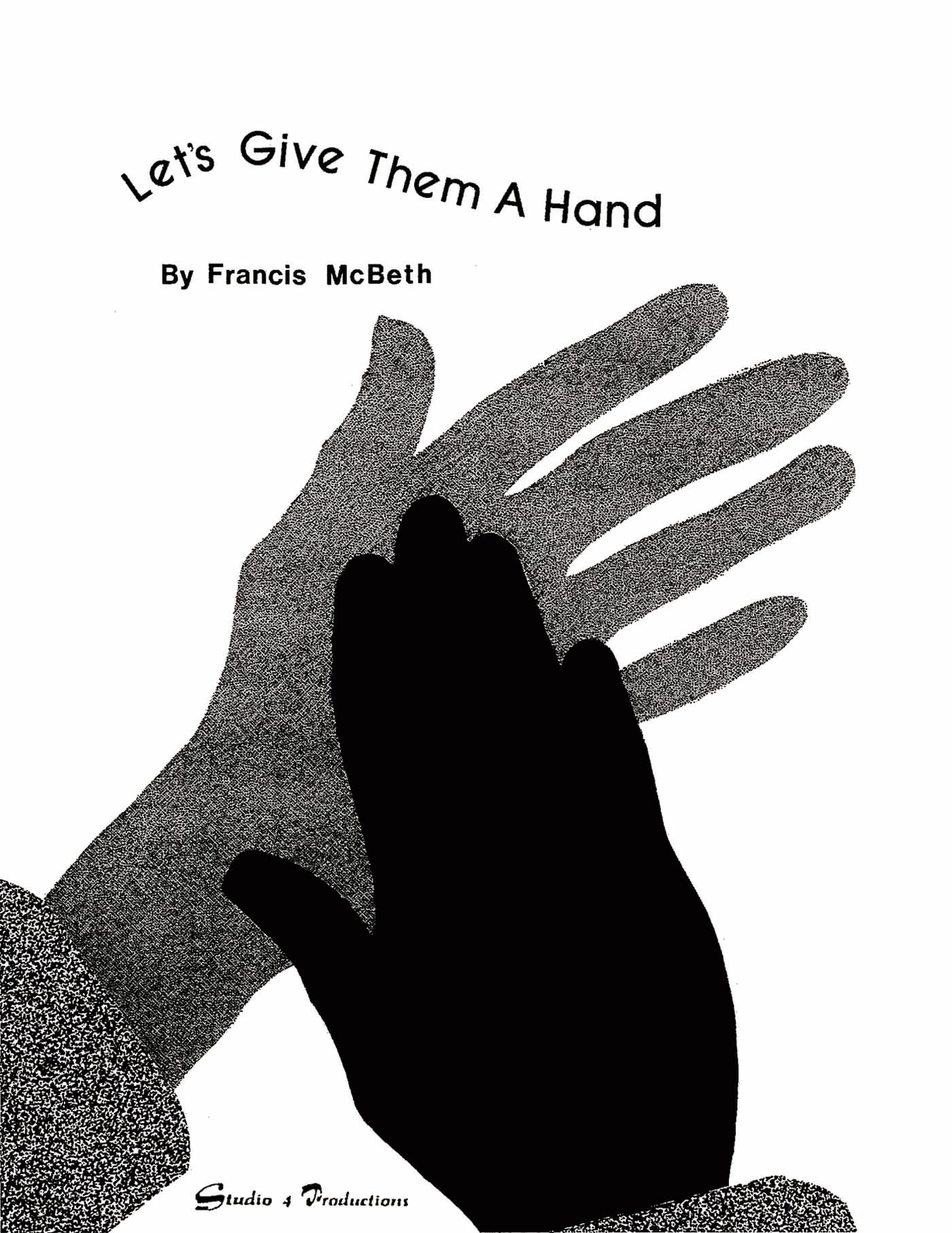 

Партитура для телесной перкуссии Дайте им Квартет Давайте руками белый