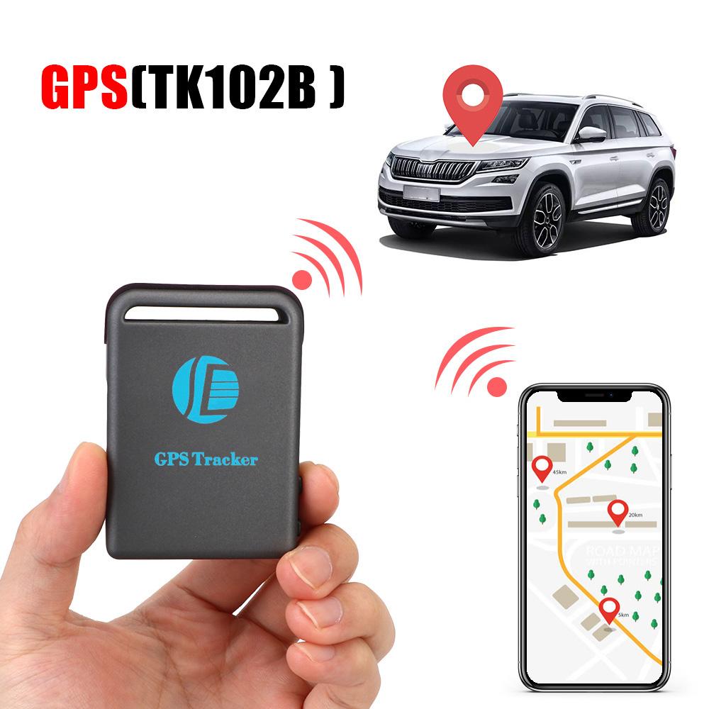 Car Vehicle Tracking Locator Device Remote Control Car Accessories Over Speed Alarm GSM GPRS GPS Tracker Mini TK102B