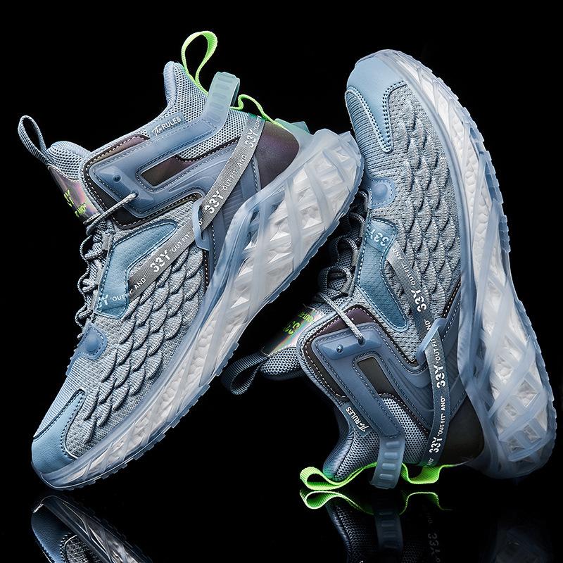 

Новая мужская спортивная обувь, модная сетчатая дышащая спортивная повседневная баскетбольная обувь 46