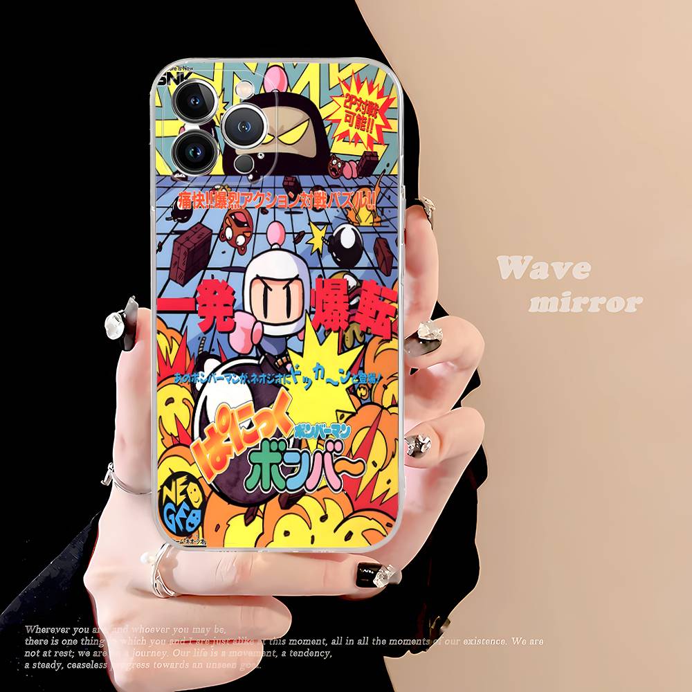 Super Bomberman Case for iphone 17 16 15 pro max 11 12 13 14 Pro Plus Phone Cover