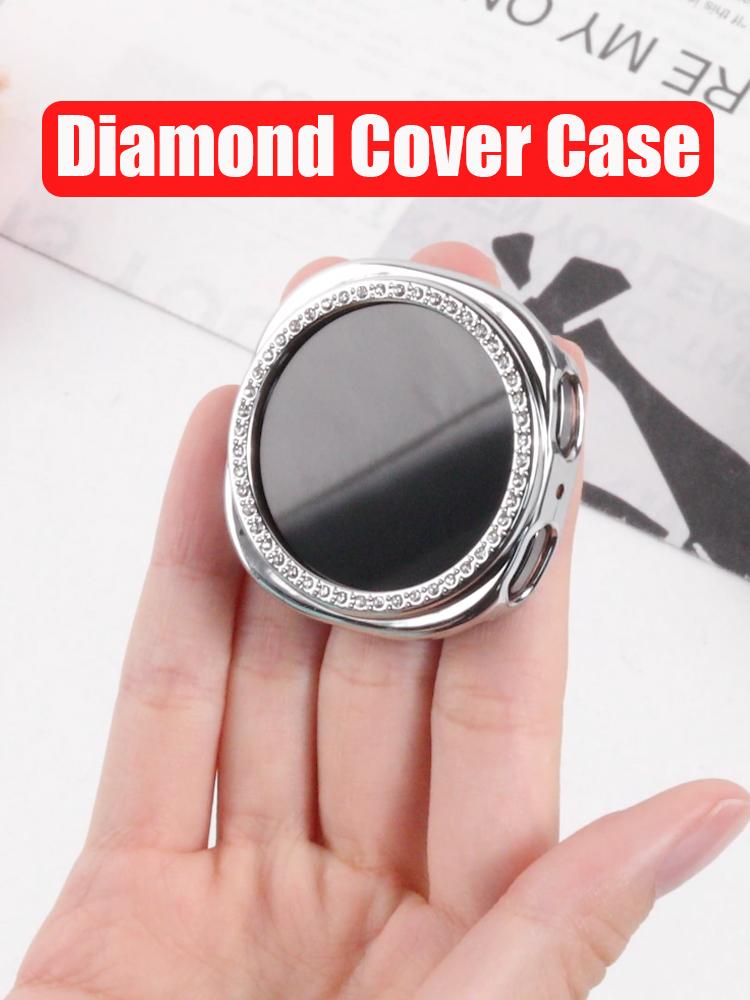 Etui PC Na Samsung Galaxy watch 8 Case 40mm 44mm Akcesoria Diamentowe Puste Twardy Zderzak Obudowa Galaxy watch8 Etui Ochronne