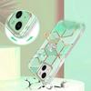 Coque - samsung - galaxy s24 - turquoise - souple - anneau rotatif 360°