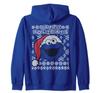 Sesame Street Cookie Monster Ugly Christmas Zip Hoodie