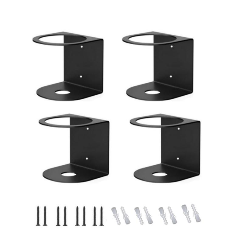 Wall Mounted Bottle Storage Solution Delicate Garage Storage Rack Wall Mounted Sprayer Bottle Rack with Single Hole