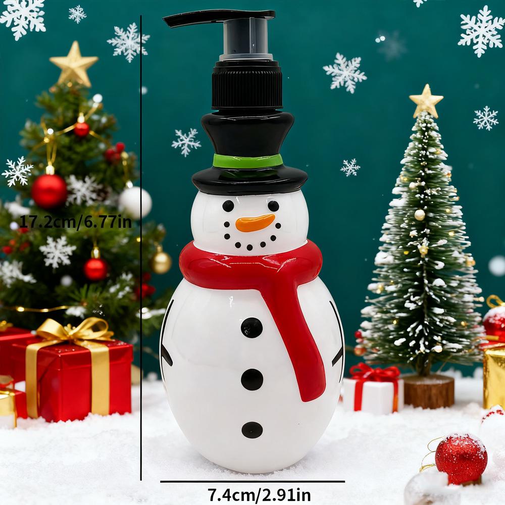 

Santa Gift Series 350ML Storage Bottles - Festive Christmas Refillable Containers for Toiletries Cosmetics Home Use M