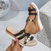 Fashion Women Wedges Slippers Outdoor Shiny High Heels Beach Sandals Luxury Platform Slippers Sexy Open Toe Women Shoes Slides Women
