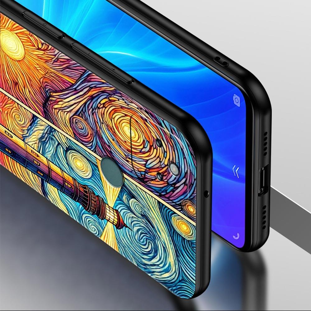 Beautiful Sun Moon Glass Phone Case Cover for Google Pixel 10 9 8 7 6 9A 8A 7A 6A Pro Shockproof Soft TPU 10 Pro XL Shell Fundas