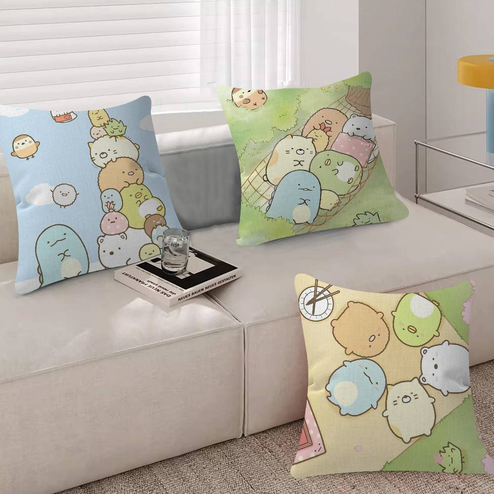 Cartoon Sumikko Gurashi Cool Cushion Cover 30x50 Polyester Sofa Cushions Decorative Throw Pillows Home Decoration Pillowcover