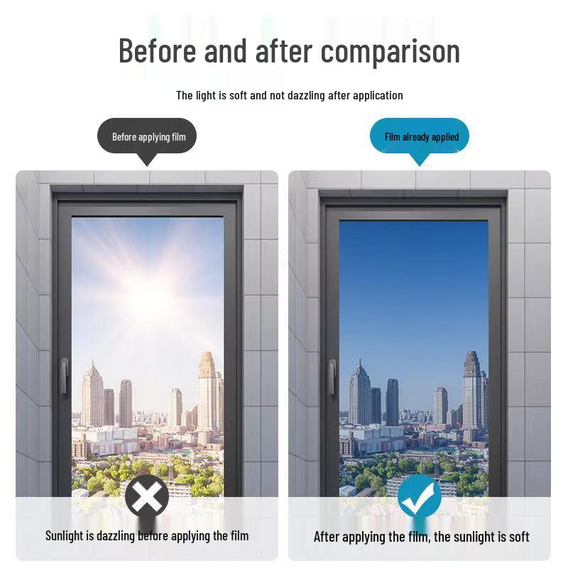 One-Way Nano Heat Insulation & Sun Protection Film for Windows