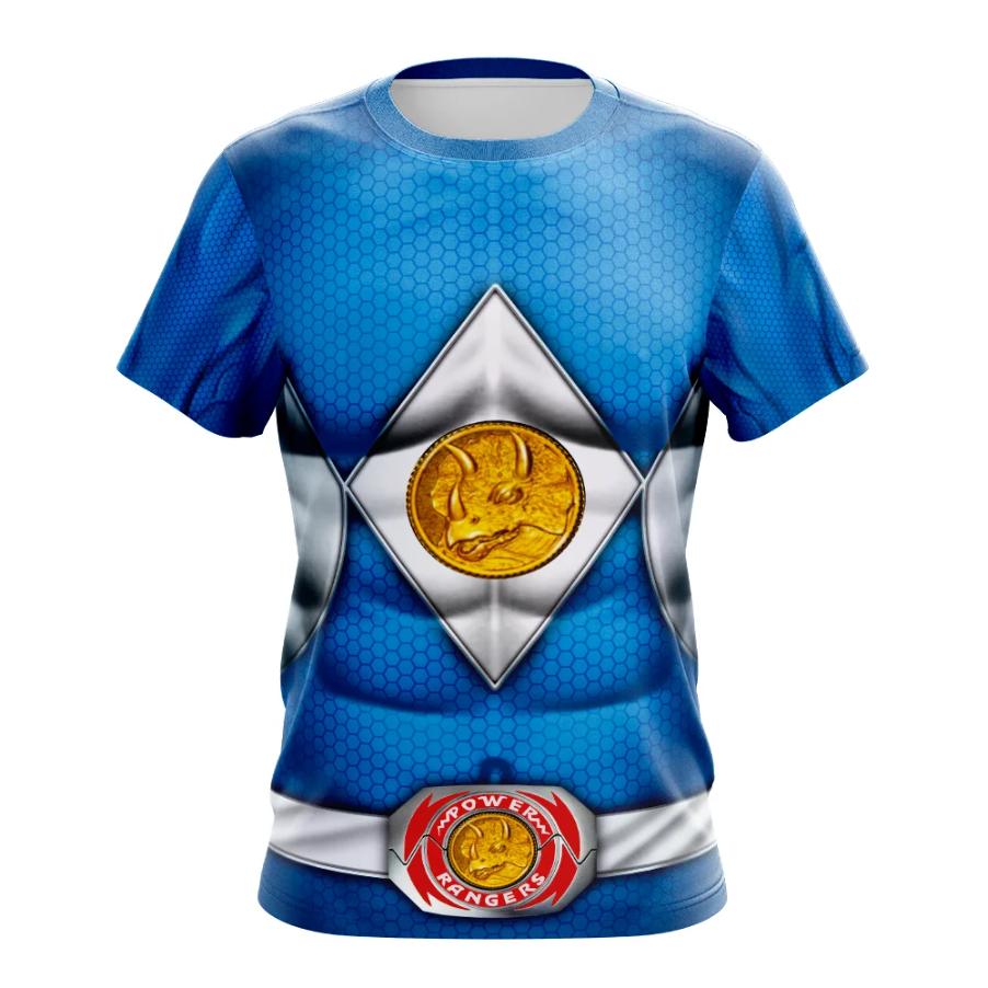 Dinosaur Squad Full Set of Character Muscle Print T-shirt Kids Role-playing Party, Short Sleeved Adult Plus Size Sports Top