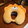 Animal Neck Support Cushion Double-sided Napping Headrest Pad Travel U-Shaped Pillow  Home