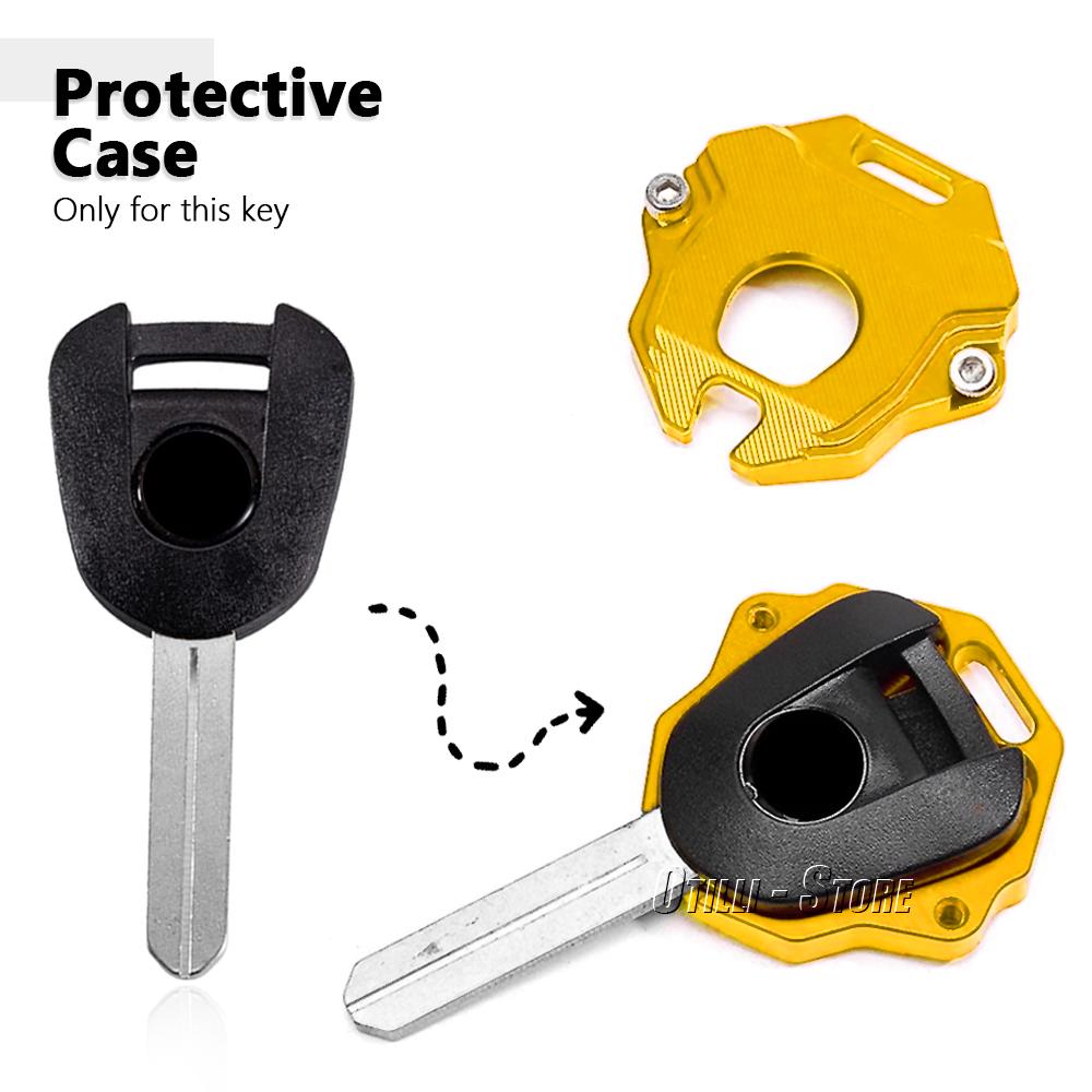 For HONDA CBR650F CB650F 2014-2025 Motorcycle CNC Aluminum Key Case Cover Shell Keyring Keychain Decorative Shell CB CB R 650F