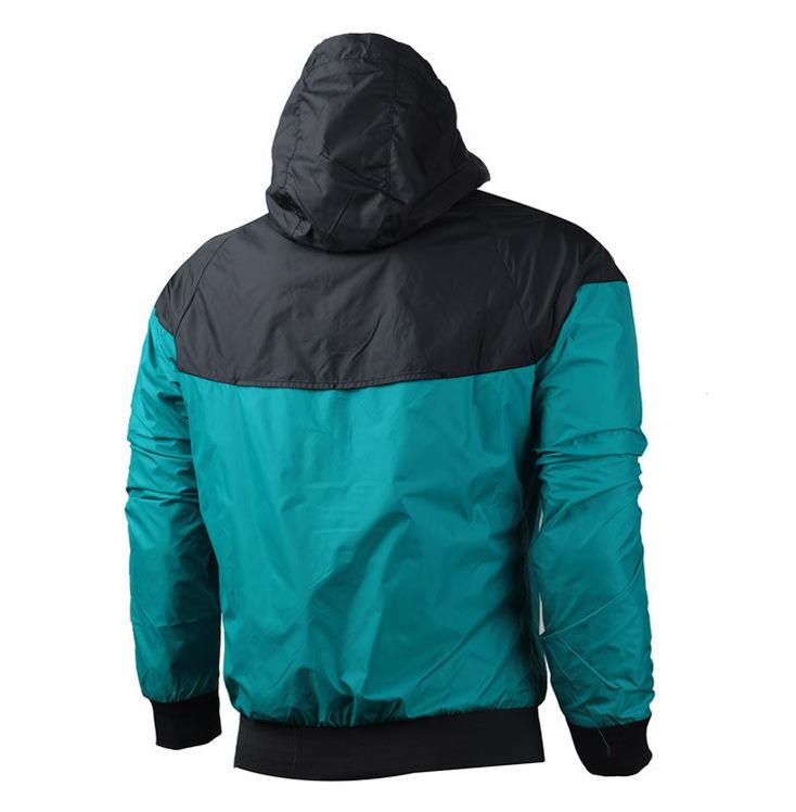 Spring Autumn Jacket Men's Slim Coat Long Sleeve Sports Coat Leisure Zipper Thin Windbreaker