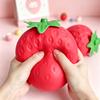 Super Jumbo Truskawka Squishy Zabawka Powoli Podnosząca Symulowana Truskawka Antystresowa Anty-Lękowe Fidget Toys Dla Dorosłych Przyjaciół Prezenty