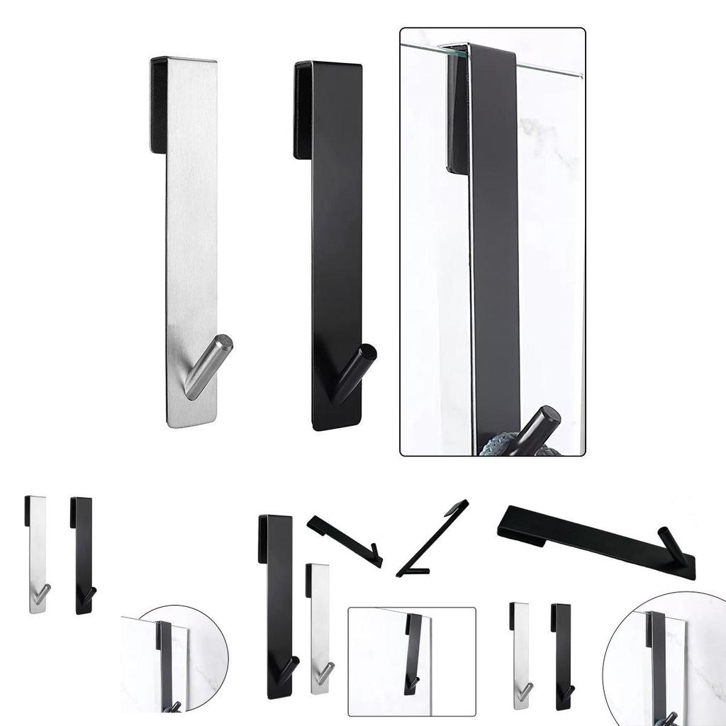 Durable Stainless Steel Towel Holder For Bathroom Glass Shower And Door Walls