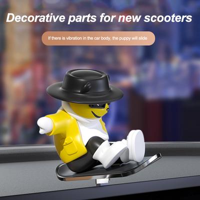 Mini Orsetti Scorrevoli Macchina Scorrevoli Ornamenti Cartoni Animati Hip Hop Cool Auto Accessori Auto Interno Auto Consolle Centrale Creativo