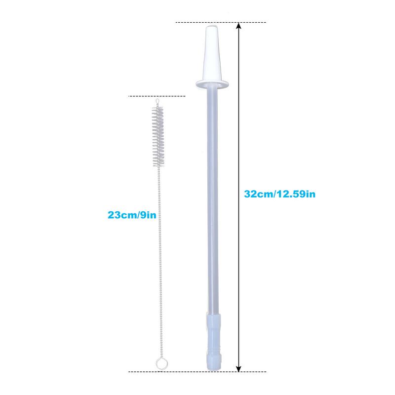 Reusable Straws for Gallon Water Bottle BPA Free Adjustable Straw Safe Harmless Adjustable Length Easy to Clean Silicone Bottom