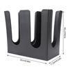 Plastic Cup and Lid Holder 2 Compartments Coffee Cup Organizer Storage Rack  For Countertop