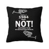Big Brother George Orwell Cushion Covers Xcm Velvet Throw Pillow Case for Sofa Car Square Pillowcase Home Decorative