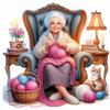 Weaving Granny Diy Diamond Painting New 2024 Beads Embroidery Mosaic Cute Grandma Full Diamond Cross Stitch Kits Home Decor