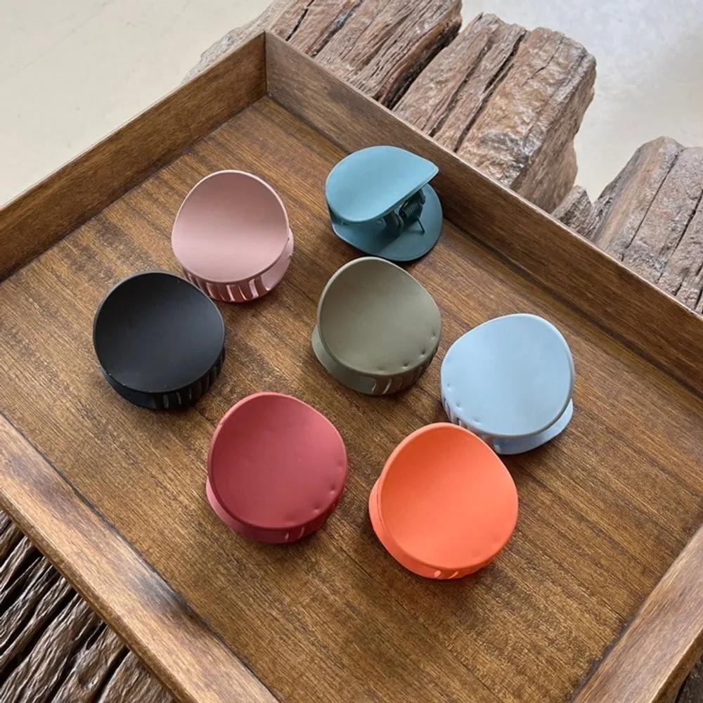 Mini round matte updo hair clip hair pin hair clip claw half-up clip hair clip 6 Mini Matte Round Pins - Sky