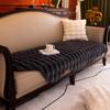 Winter Plush Non-Slip Cushion European-Style Leather Sofa Thickened Cushion Living Room Sofa Cover