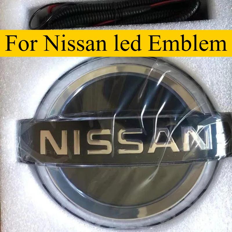Front Grill Illuminated Badge Logo Emblem for Nissan Patrol Y61 62 Patrol LED Blue or white Light Illuminated Emblem LED Logo AGKLN1