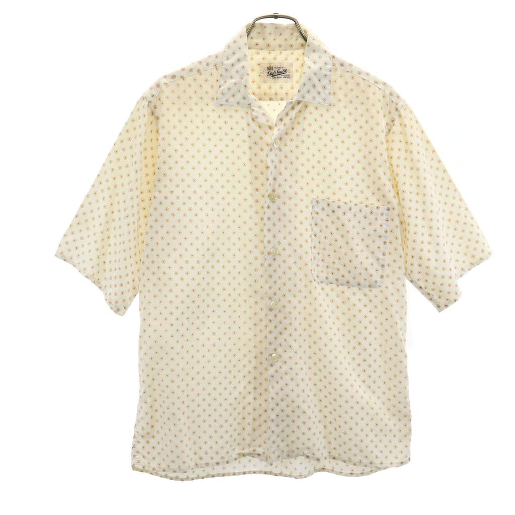 Style Guild 60s vintage Overall handle Short sleeve Open collar shirt S Men's Used