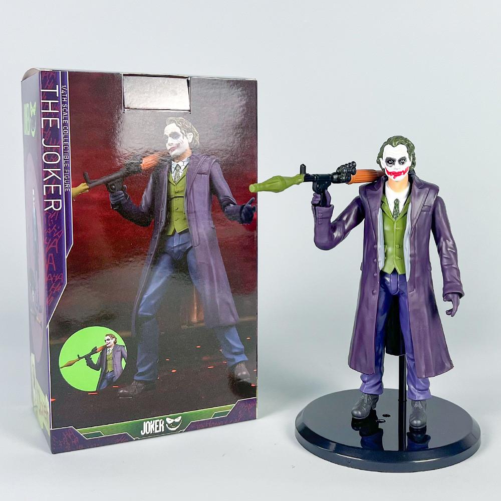 Heath Ledger Joker Pvc Action Figure With Swapable Accessories For Collectors Display