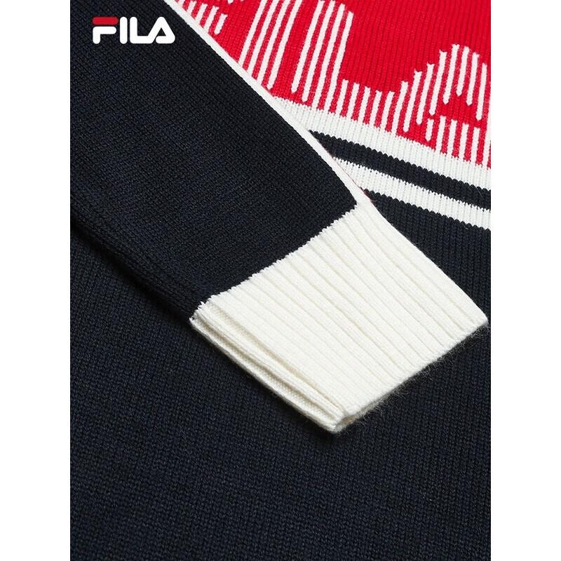 Fila Women's 2025 Winter Colorblock Pullover Knit Sweater