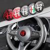 Voor Alfa Romeo 2026 Hete Sticker 40MM Auto Stuurwiel Logo Interieur Centrale Console Knop Stickers Accessoires Voor Alfa Romeo Gi