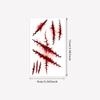 High-Value Personality Dark Scars Scars Halloween Face Stickers Arm Tattoo Stickers
